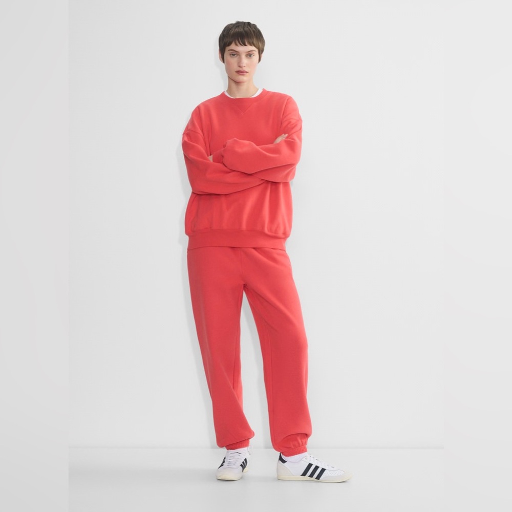Aritzia Mega Crewneck - Cherry Red